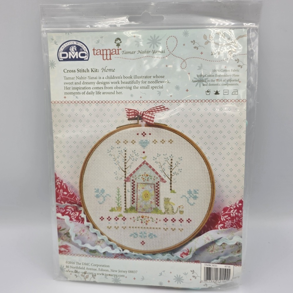 DMC Cross Stitch‎ Kit "Home" By Tamar Nahir-Yanai Collection TMRCRX1 - 2016
